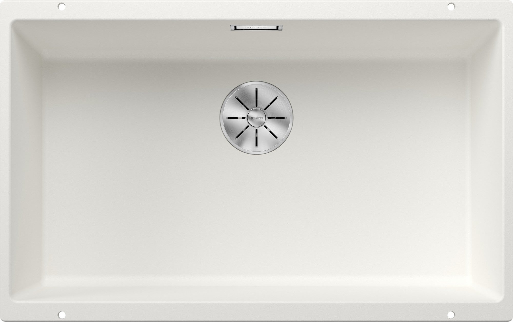 Chiuveta de bucatarie, Subline 523446, silgranit alb, 730 x 460 mm, Blanco